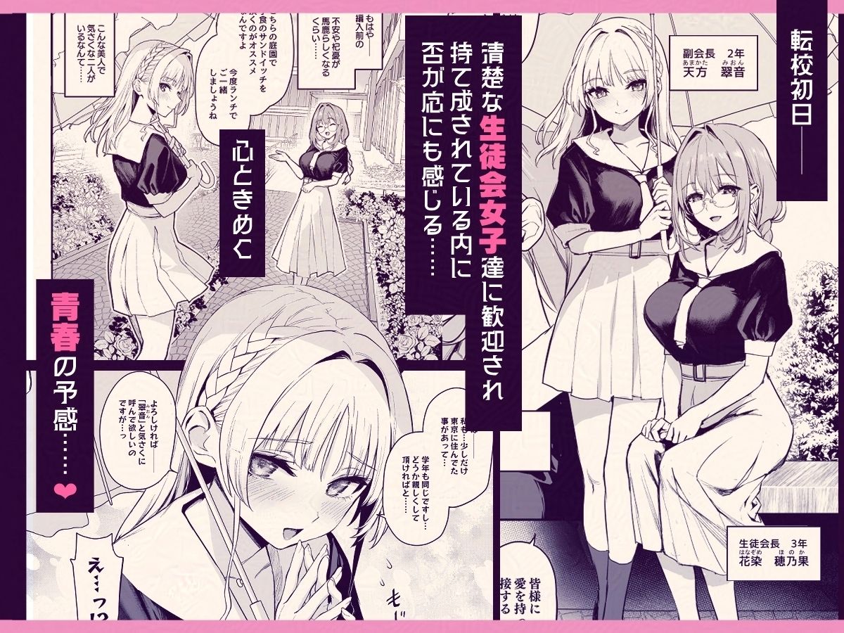 [あんみつよもぎ亭]サキュバス性徒会シコシコ執行部のエロ漫画2